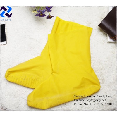 Factory direct sale Heavy duty latex boots latex shoe covers waterproof boots disposal shoe covers