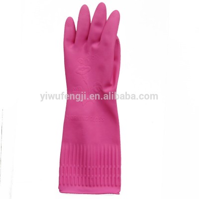 38cm funky Korean household glove beautiful pink cleaning glove