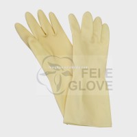 white industrial rubber cleaning gloves