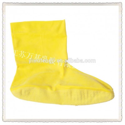 Hot sale Yellow Latex shoe covers Latex Boots